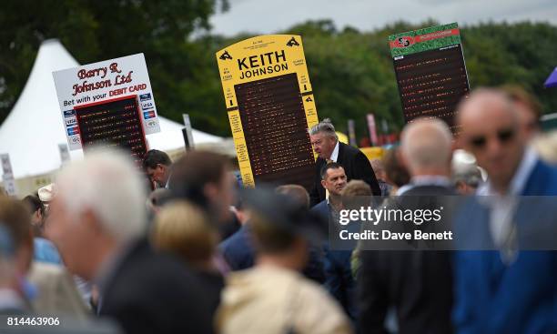 General view during day two of the three day Festival in Newmarket, the home of horseracing at Newmarket Racecourse on July 14, 2017 in Newmarket,...