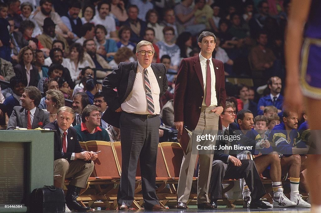 Utah Jazz Coaches Frank Layden and Jerry Sloan