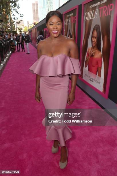 Golden Brooks attends the Premiere Of Universal Pictures' "Girls Trip" at Regal LA Live Stadium 14 on July 13, 2017 in Los Angeles, California.