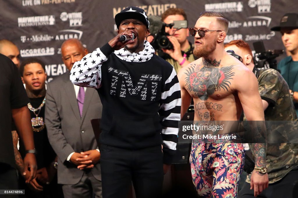 Floyd Mayweather Jr. v Conor McGregor World Press Tour - New York