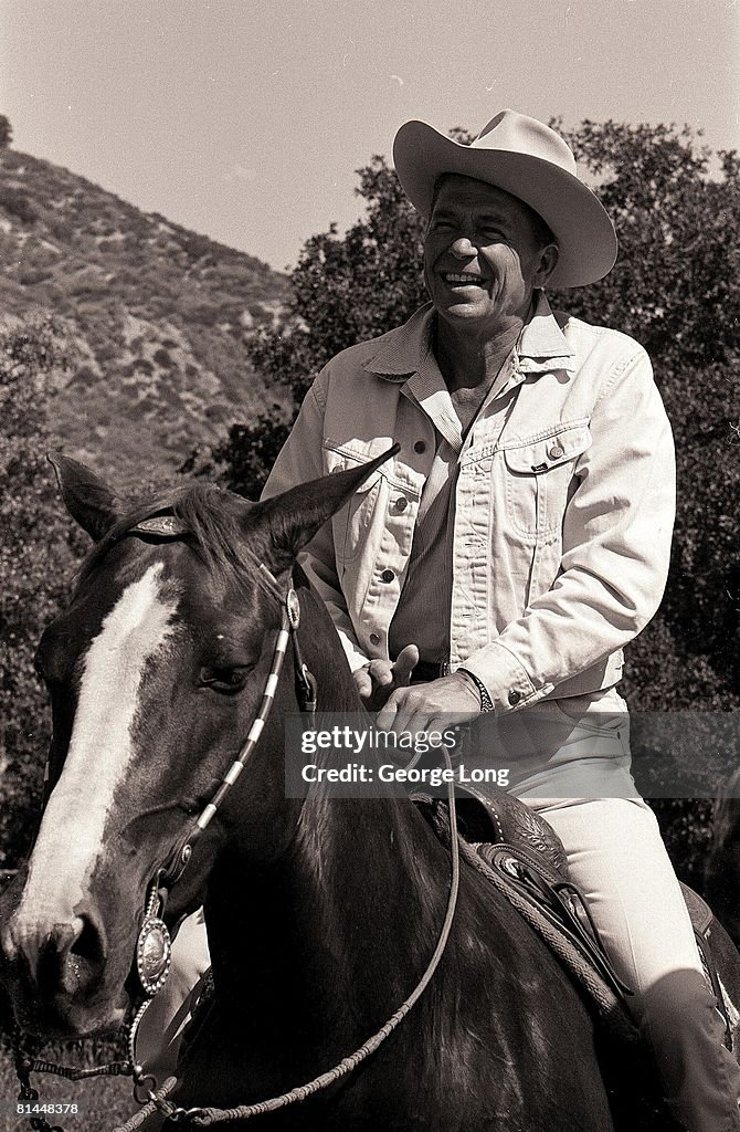 California Governor Ronald Reagan, Rancheros Visitaderes Trail Ride