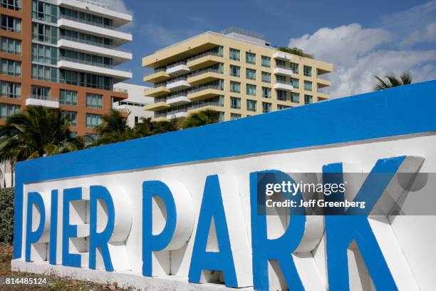 Pier Park sign.