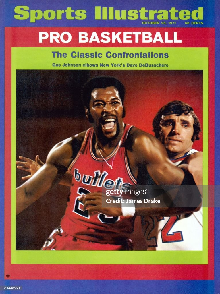 Baltimore Bullets Gus Johnson and New York Knicks Dave DeBusschere