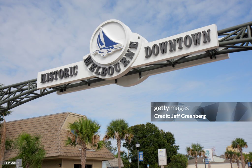 Melbourne, Historic Downtown entrance sign