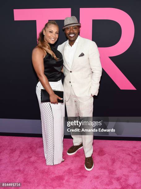 Producer Will Packer and Heather Packer arrive at the premiere of Universal Pictures' "Girls Trip" at the Regal LA Live Stadium 14 on July 13, 2017...