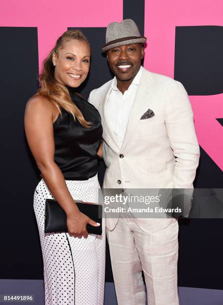 Producer Will Packer and Heather Packer arrive at the premiere of Universal Pictures' "Girls Trip" at the Regal LA Live Stadium 14 on July 13, 2017...