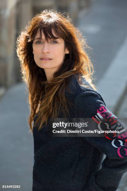 Model Caroline de Maigret is photographed for Madame Figaro on May 10, 2017 in Paris, France. CREDIT MUST READ: Dimitri Coste/Figarophoto/Contour by...
