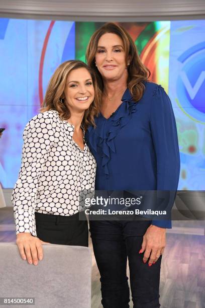 Caitlyn Jenner guest co-hosts and Mischa Barton is the guest today, Friday, July 14, 2017 on Walt Disney Television via Getty Images's "The View."...