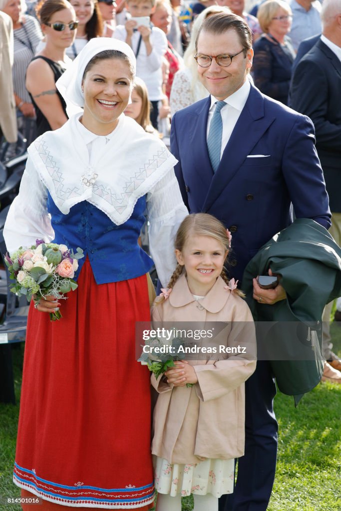 The Crown Princess Victoria of Sweden's 40th birthday Celebrations in Borgholm