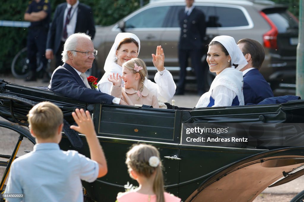 The Crown Princess Victoria of Sweden's 40th birthday Celebrations in Borgholm