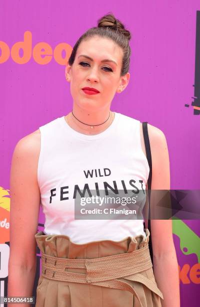 Player Breanna Stewart attends the 2017 Nickelodeon Kids' Choice Sports Awards at Pauley Pavilion on July 13, 2017 in Los Angeles, California.