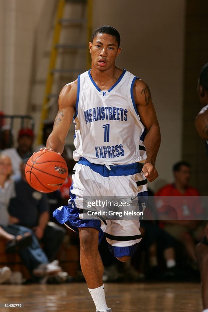 Peach Jam Invitational, Mean Streets Express Derrick Rose in action
