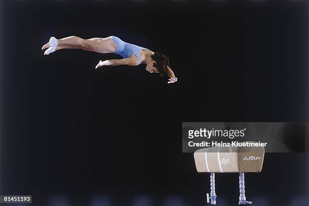 Gymnastics: Mary Lou Retton in action, 1/1/1984--7/30/1984
