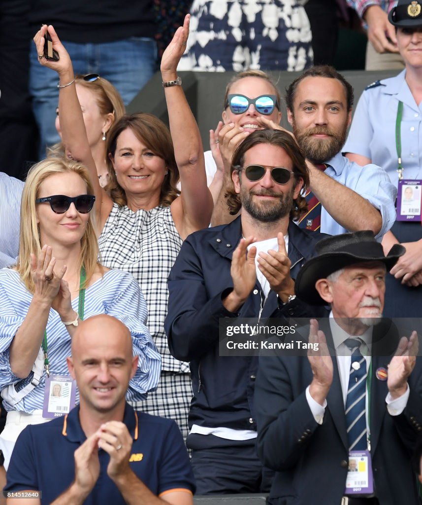 Celebrities Attend Wimbledon