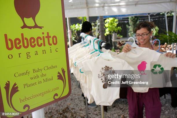Bebecito organic vendor at the Cinco de MiMo Festival.
