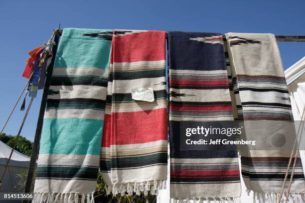 Blankets for sale at the Big Cypress Shootout event at Billie Swamp Safari.