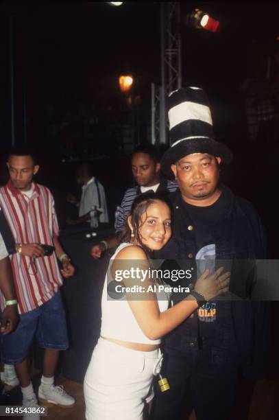 Rapper Fresh Kid Ice and The 2 Live Crew are seen filming the "Shake A Lil' Somethin'" video at Zippers Nightclub in June of 1996 in South Beach...