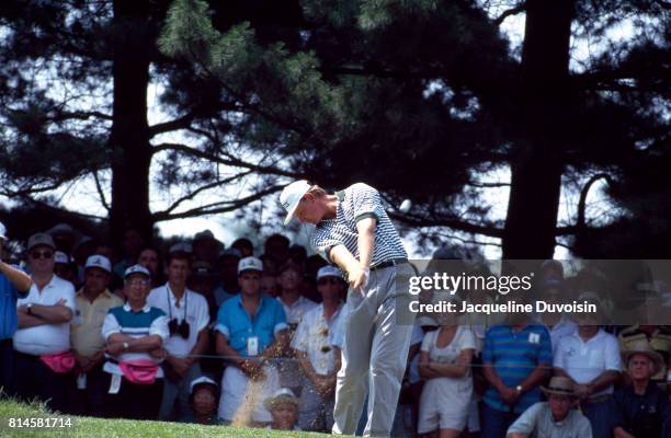 Ernie Els in action, driving at Oakmont CC. Oakmont, PA 6/16/1994 -- 6/20/1994 CREDIT: Jacqueline Duvoisin