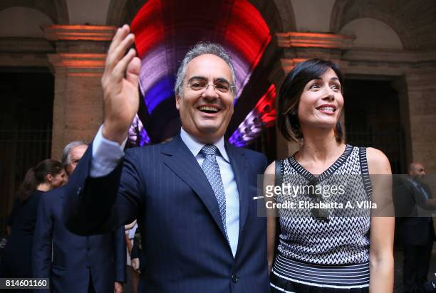 Nunzia De Girolamo attends French National Day celebrations on July 14, 2017 in Rome, Italy.