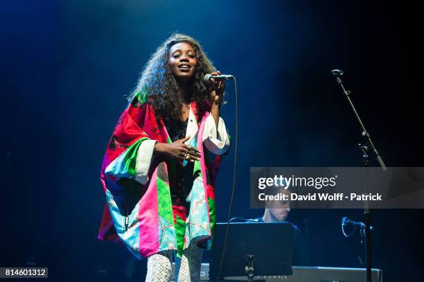 Ysee opens for Mary J Blige at L'Olympia on July 14, 2017 in Paris, France.