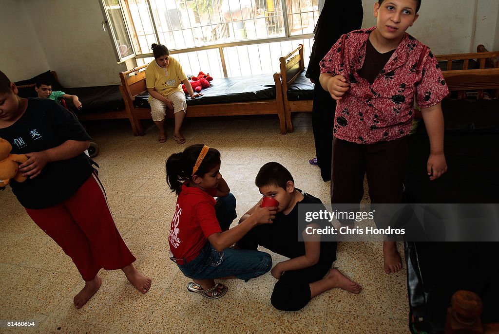 Mentally Retarded Children Live in Group Home in Baghdad