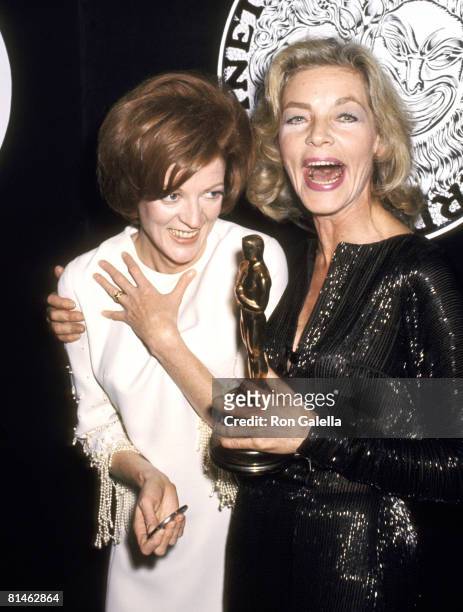 Maggie Smith and Lauren Bacall