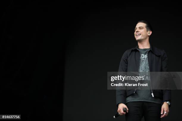 Eazy performs at Longitude Festival at Marlay Park on July 14, 2017 in Dublin, Ireland.