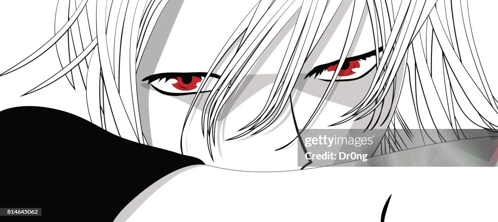 Ojos De Anime Ojos Rojos Sobre Fondo Blanco Cara De Anime De Dibujos Animados Ilustración De Vector Ilustración de stock - Getty Images Ojos De Anime Ojos Rojos Sobre Fondo Blanco Cara De Anime De Dibujos Animados Ilustración De Vector Ilustración de stock - Getty Images