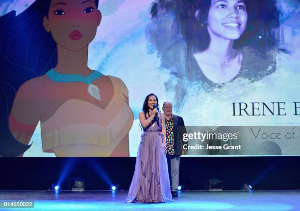 Actor Irene Bedard of RALPH BREAKS THE INTERNET: WRECK-IT RALPH 2 and Chief Creative Officer of Pixar and Walt Disney Animation Studios John Lasseter...