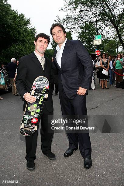 Andy Mac and Jimmy Fallon attend the Fresh Air Fund Spring Gala at Tavern On The Grenn June 5, 2008 in New York City.