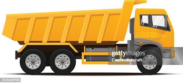 Dumper Vector Dumper Truck Vector Illustration High-Res Vector Graphic - Getty Images