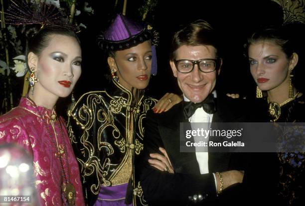 Yves Saint Laurent and models