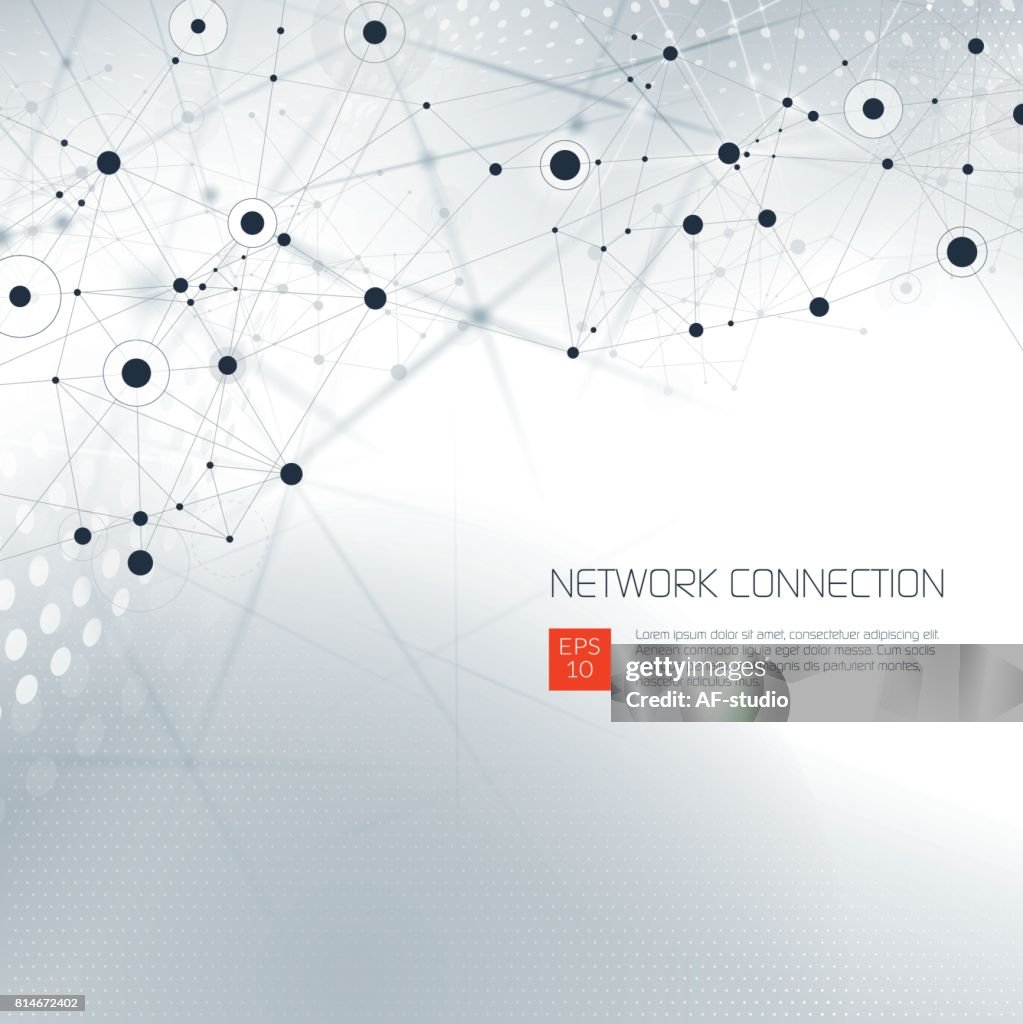 Network Model Background Abstract Network Background High-Res Vector Graphic - Getty Images