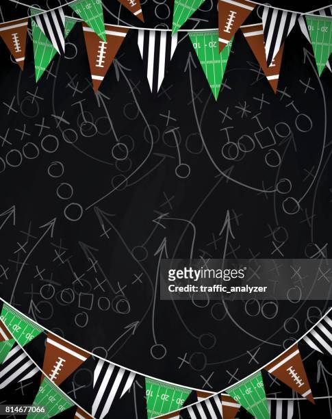 football background - american football field stock illustrations
