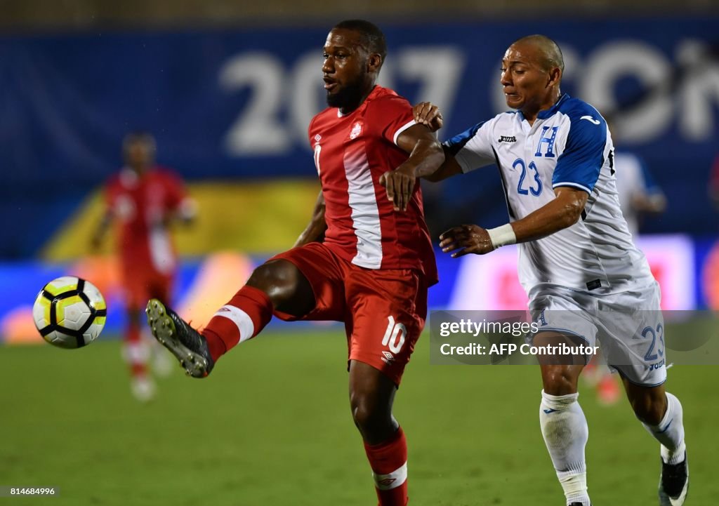 CORRECTION-FBL-CONCACAF-GOLD CUP-HONDURAS-CANADA