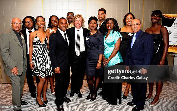 Director-producer Yugesh Walia, producer Barrington Robinson, producer Zoe Stewart, producer Karlene Page, director Osbert Parker, actor-playwright...