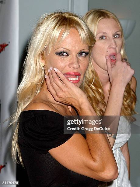 Pamela Anderson and guest