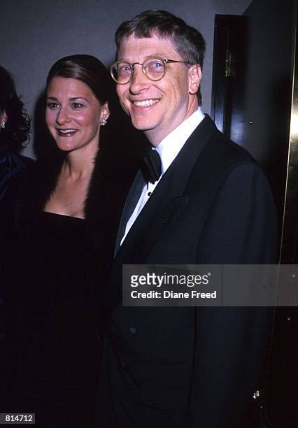 Bill Gates and wife.