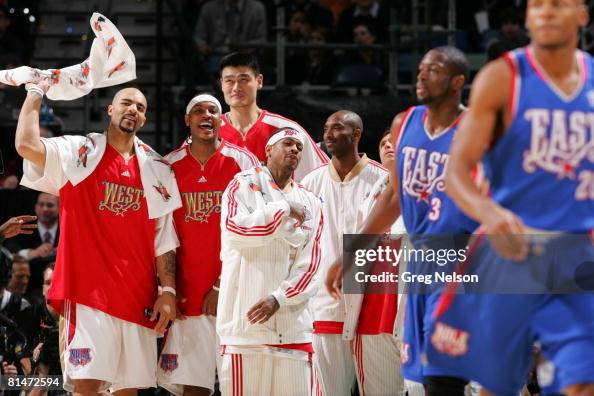 Anthony Boozer NBA All Star Game, West Team Carlos Boozer , Carmelo Anthony , Yao ...
