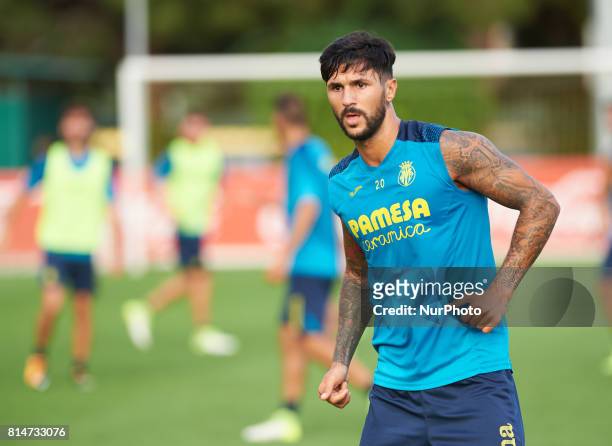 Roberto Soriano during the first week of Villarreal CF training session at Ciudad Deportiva of Miralcamp, July 14 in Vila-real, Spain.