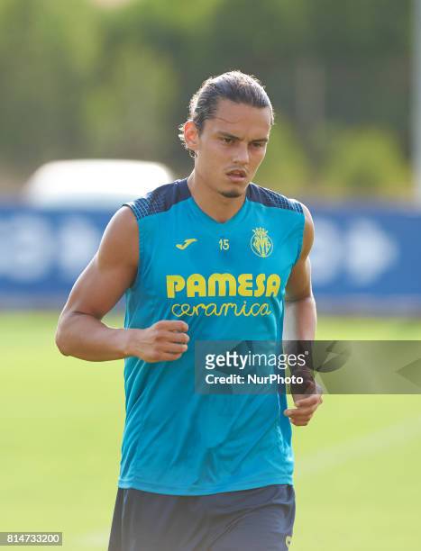 Enes Unal during the first week of Villarreal CF training session at Ciudad Deportiva of Miralcamp, July 14 in Vila-real, Spain.