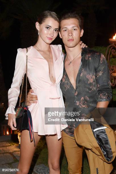 Maddy White and Leo Howard attend 2017 Ischia Global Film & Music Fest on July 14, 2017 in Ischia, Italy.