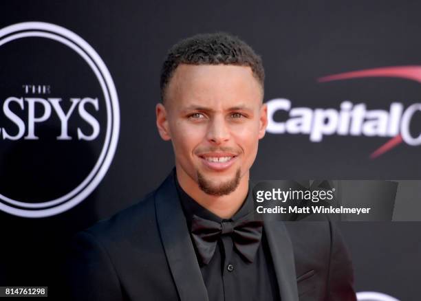 Player Stephen Curry attends the 2017 ESPYS at Microsoft Theater on July 12, 2017 in Los Angeles, California.