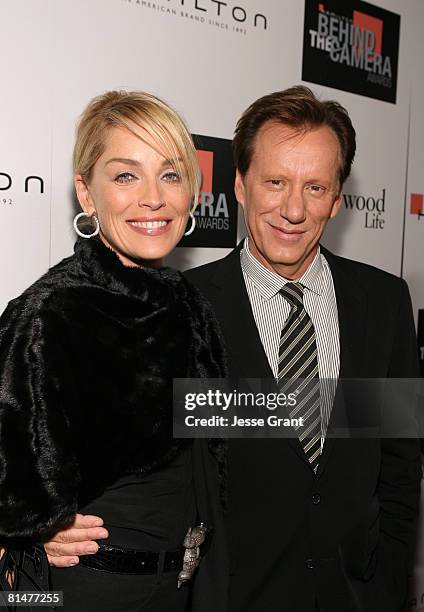 Sharon Stone and James Woods