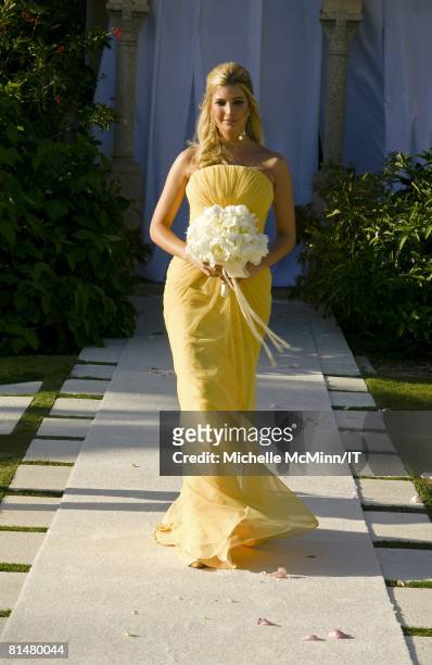 Ivanka Trump during the wedding of Ivana Trump and Rossano Rubicondi at the Mar-a-Lago Club on April 12, 2008 in Palm Beach, Florida. Maid of Honor,...