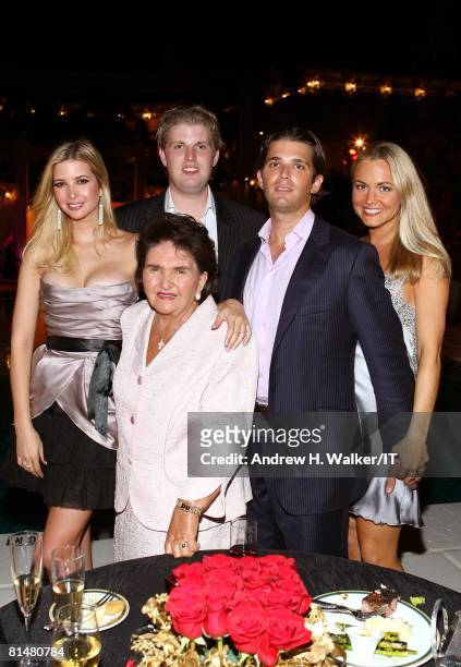 Ivanka Trump, Maria Zelnickoba, Eric Trump, Donald Trump Jr. And Vanessa Trump attend the Drinks, Dinner and Disco Party the night before the wedding...