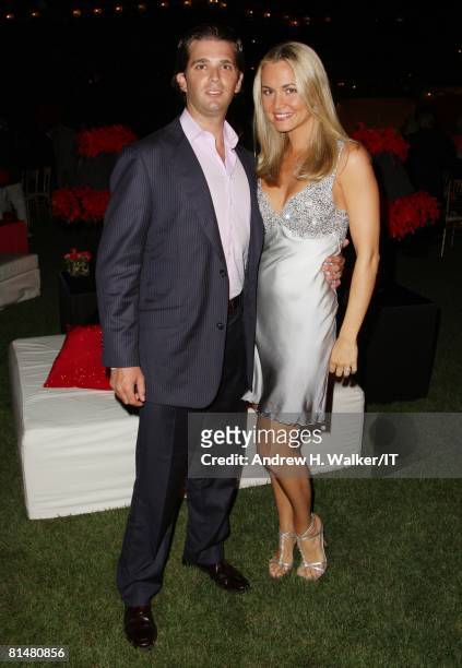 Donald Trump, Jr. And wife Vanessa Trump attend the Drinks, Dinner and Disco Party the night before the wedding of Ivana Trump and Rossano Rubicondi...