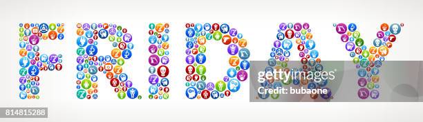 friday money robots and robotics vector buttons. - mechanical engineering stock illustrations