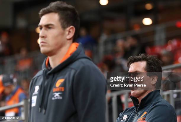 Wayne Campbell , GWS General Manager of Football looks on during the round 17 AFL match between the Greater Western Sydney Giants and the Sydney...