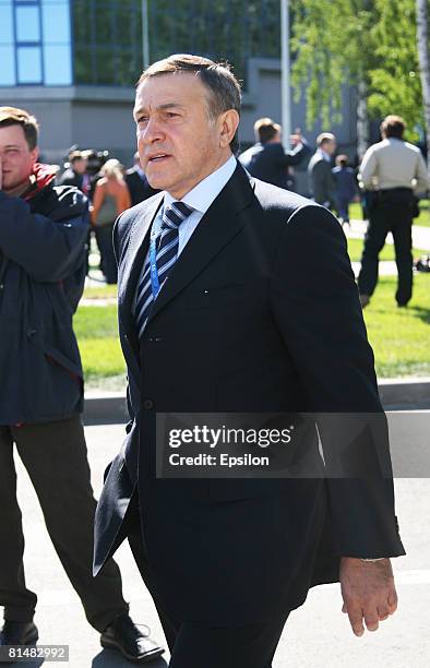 Billionaire Aras Agalarov attends the 12th St. Petersburg International Economic Forum on June 7, 2008 in St. Petersburg, Russia. Newly appointed...